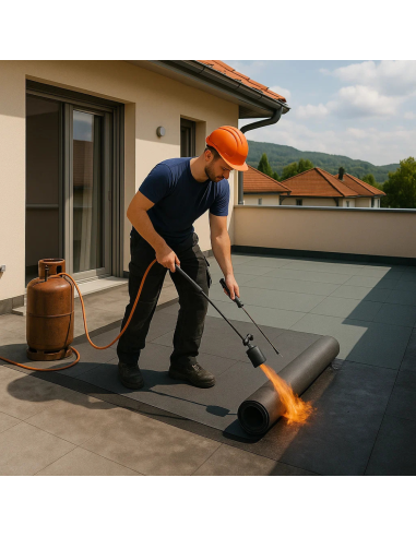 Guaina Ardesiata CASASCIUTTA Impermeabilizzazione Tetti Terrazze 1x10 m
