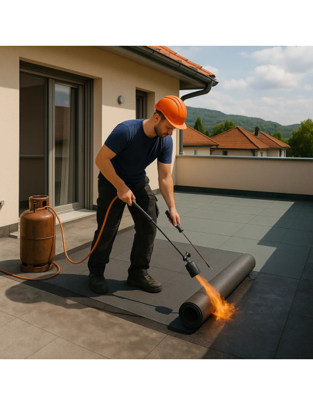 Guaina Ardesiata CASASCIUTTA Impermeabilizzazione Tetti Terrazze 1x10 m