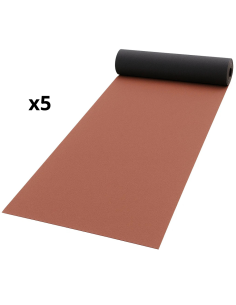 Guaina Ardesiata Rossa CASASCIUTTA Impermeabilizzazione Terrazze 5 Rotoli 1x10 m