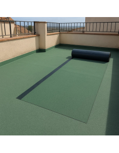 Guaina Ardesiata Verde CASASCIUTTA Impermeabilizzazione Terrazze 2 Rotoli 1x10 m 2