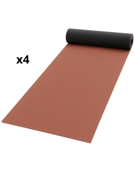 Guaina Ardesiata Rossa CASASCIUTTA Impermeabilizzazione Terrazze 4 Rotoli 1x10 m - FORTUNATO
