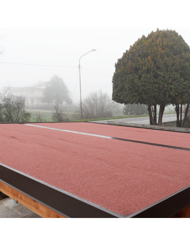 Guaina Ardesiata Rossa CASASCIUTTA Impermeabilizzazione Terrazze 4 Rotoli 1x10 m FORTUNATO - foto 5