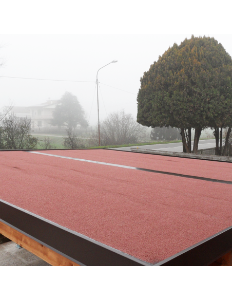 Guaina Ardesiata Rossa CASASCIUTTA Impermeabilizzazione Terrazze 4 Rotoli 1x10 m FORTUNATO - foto 5