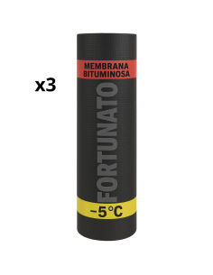 Membrana Bituminosa Impermeabilizzante CASASCIUTTA 4 kg/mq -5°C 3 Rotoli 1x10 m