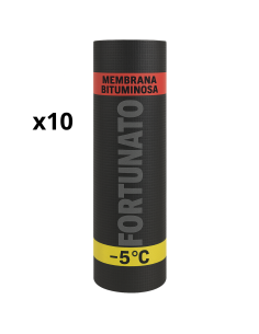 Membrana Bituminosa Impermeabilizzante CASASCIUTTA 4 kg/mq -5°C 10 Rotoli 1x10 m