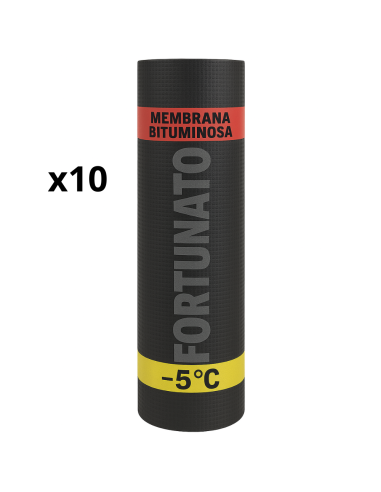 Membrana Bituminosa Impermeabilizzante CASASCIUTTA 4 kg/mq -5°C 10 Rotoli 1x10 m