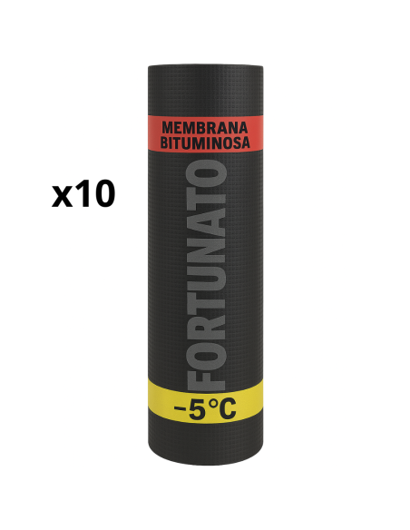 Membrana Bituminosa Impermeabilizzante CASASCIUTTA 4 kg/mq -5°C 10 Rotoli 1x10 m