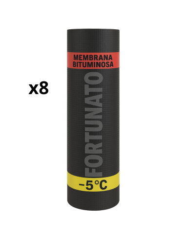 Membrana Bituminosa Impermeabilizzante CASASCIUTTA 4 kg/mq -5°C 8 Rotoli 1x10 m