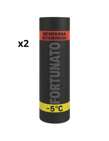 Membrana Bituminosa Impermeabilizzante CASASCIUTTA 4 kg/mq -5°C 2 Rotoli 1x10 m