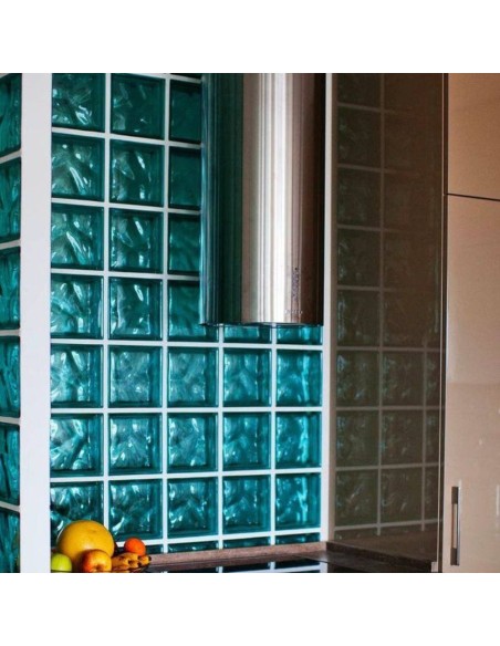 Vetromattone Effetto Ondulato Diffusione Luce Modello Pure 190 x 190 x 80 mm 