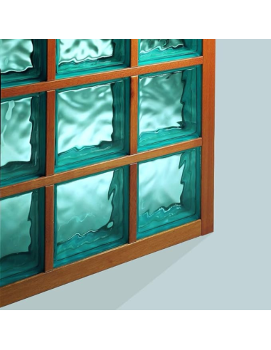 Vetromattone Effetto Ondulato Diffusione Luce Modello Pure 190 x 190 x 80 mm 