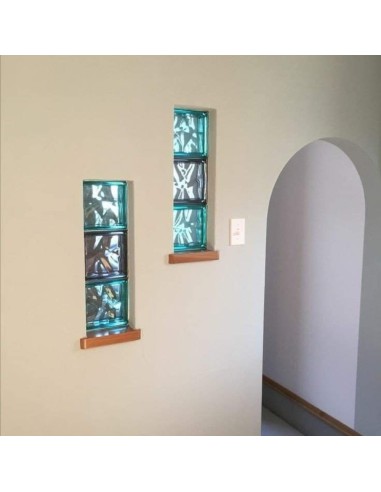 Vetromattone Effetto Ondulato Diffusione Luce Modello Pure 190 x 190 x 80 mm 