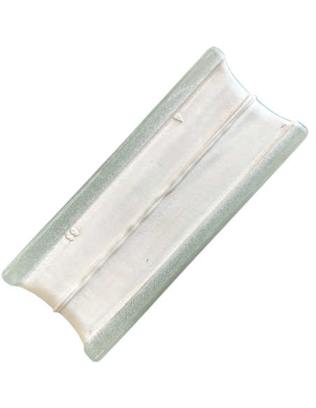 Vetromattone Pure Neutro Satinato Bianco 190 x 190 x 80 mm Confezione 6 Pezzi