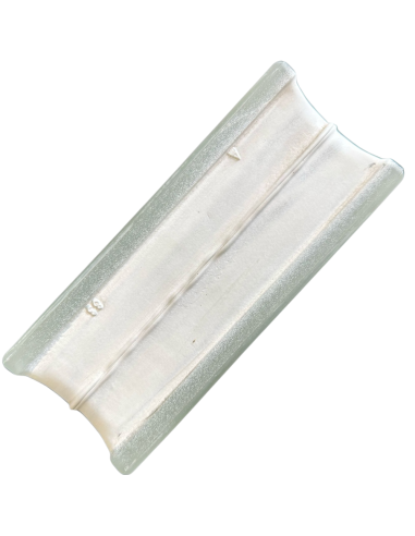 Vetromattone Neutro Satinato Bianco 190 x 190 x 80 mm Confezione 6 Pezzi