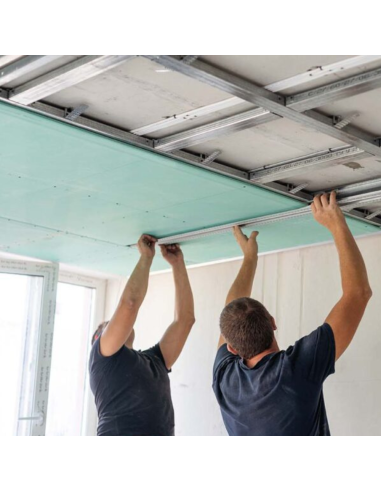 Set 6 Idrolastre Cartongesso H2 BA13 1200x2000 Pittura Superlavabile 2,5 L