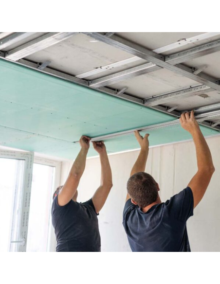 Set 2 Idrolastre Cartongesso H2 BA13 1200x2000 Pittura Superlavabile 2,5 L