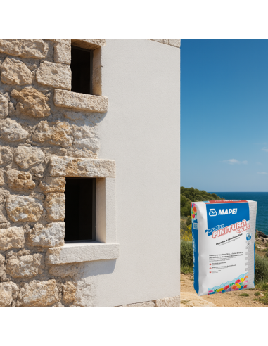 Poromap Finitura Civile Malta Traspirante Per Intonaci Deumidificanti 25 Kg
