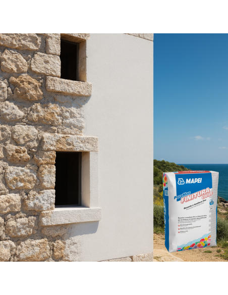 Poromap Finitura Civile Malta Traspirante Per Intonaci Deumidificanti 25 Kg