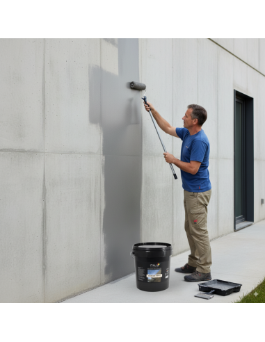 Cementone Pittura Idrorepellente Anticarbonatazione Protettiva Super Acrilica Italia ColorPaint - foto 3