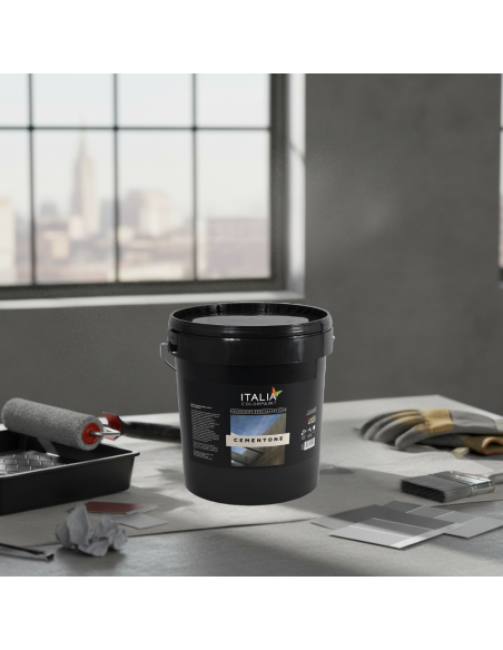 Cementone Pittura Idrorepellente Anticarbonatazione Protettiva Super Acrilica Italia ColorPaint - foto 4