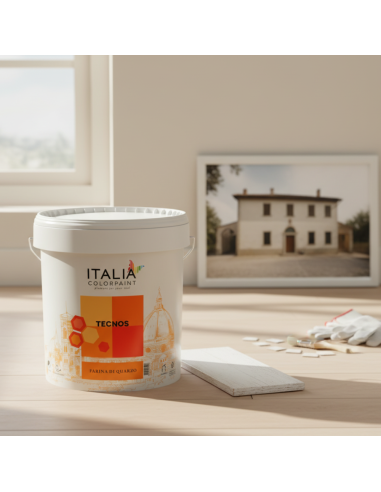 Tecnos Le Classiche Idropittura Farina di Quarzo Acrilica Idrorepellente Italia ColorPaint - foto 6