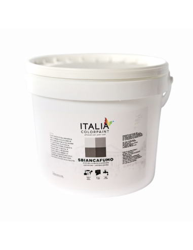 Sbiancafumo Idropittura Murale Acrilica Bianca Coprente Antimacchia Antialone