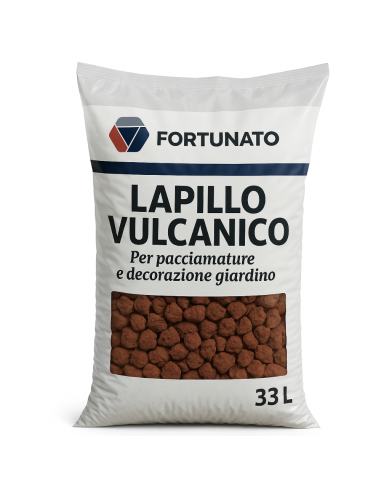 Lapillo Vulcanico Rosso Aiuola Pacciamatura Decorazione 33 L