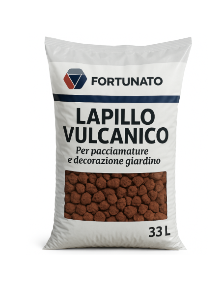Lapillo Vulcanico Rosso Aiuola Pacciamatura Decorazione 33 L