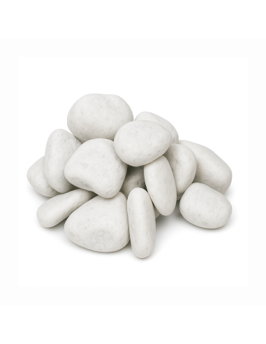 Ciottoli Bianco Carrara Eleganza Per Spazi Esterni