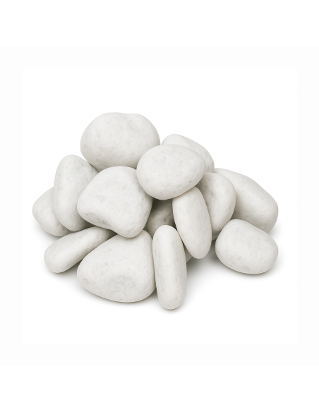 Ciottoli Bianco Carrara Eleganza Per Spazi Esterni