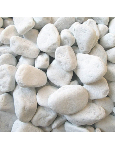 Ciottoli Bianco Carrara Eleganza Per Spazi Esterni 2