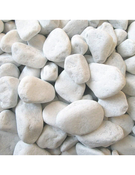 Ciottoli Bianco Carrara Eleganza Per Spazi Esterni