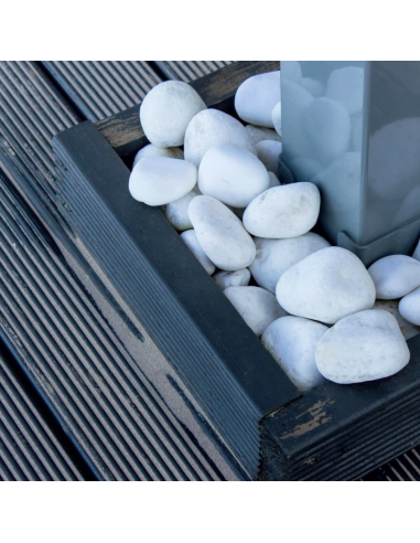 Ciottoli Bianco Carrara Eleganza Per Spazi Esterni