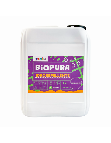 Idrorepellente Siliconico Trasparente Acqua Pronto Uso Linea BIOPURA Cromika