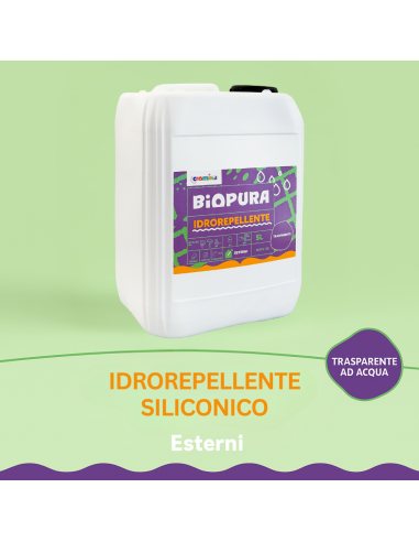 Idrorepellente Siliconico Trasparente Acqua Pronto Uso Linea BIOPURA Cromika