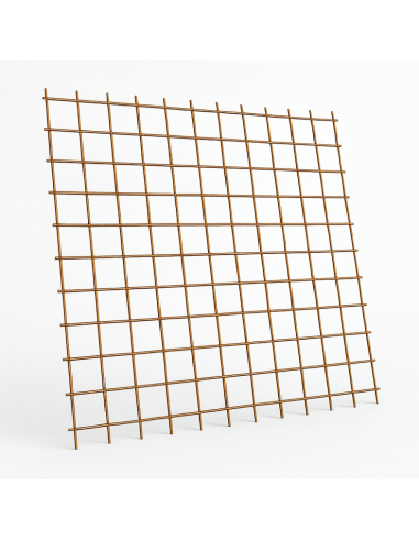 Rete Elettrosaldata Edilizia Ferro Grezzo Ø 8 mm Maglia 20x20 cm Foglio 1,5x1 m