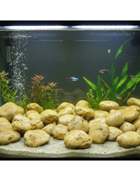 Ciottolo In Marmo Giallo Siena Per Decorazioni Esterne