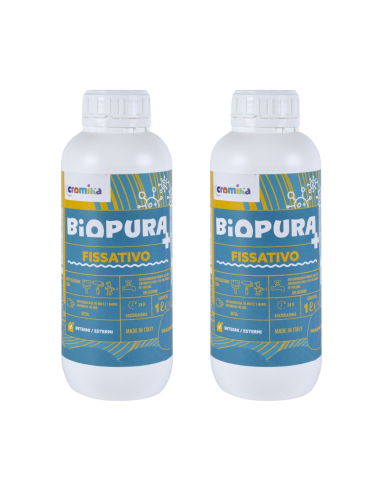 Kit Fissativo Antimuffa e Anticondensa Biopura Cromika 2 Pezzi Alta Concentrazione