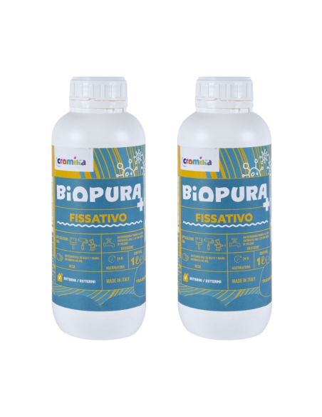 Kit Fissativo Antimuffa e Anticondensa Biopura Cromika 2 Pezzi Alta Concentrazione