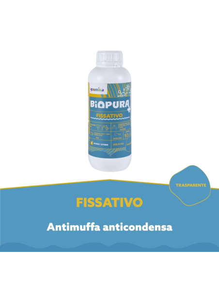Kit Fissativo Antimuffa e Anticondensa Biopura Cromika 2 Pezzi Alta Concentrazione