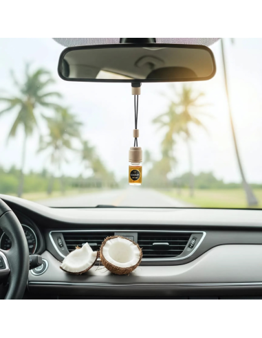 Deodorante Auto Cocco Naturale Senza Alcol Per Freschezza Duratura