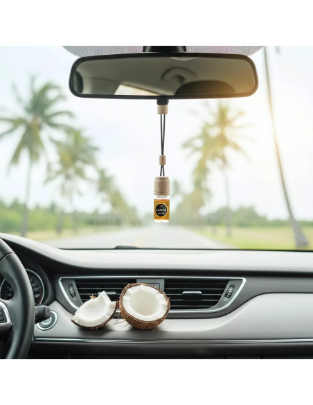 Deodorante Auto Cocco Naturale Senza Alcol Per Freschezza Duratura