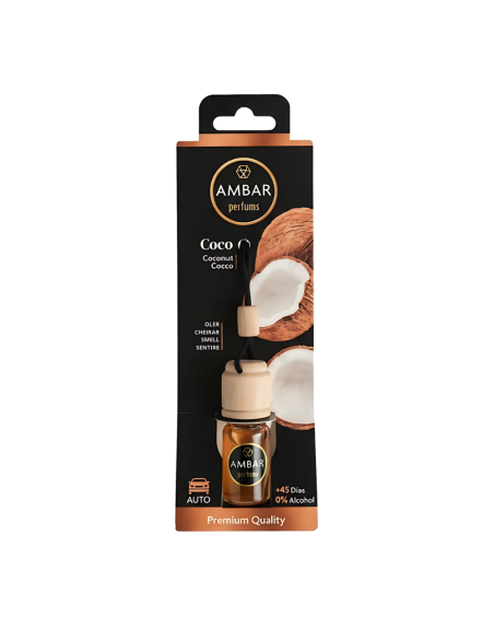 Deodorante Auto Cocco Naturale Senza Alcol Per Freschezza Duratura