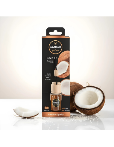 Deodorante Auto Cocco Naturale Senza Alcol Per Freschezza Duratura