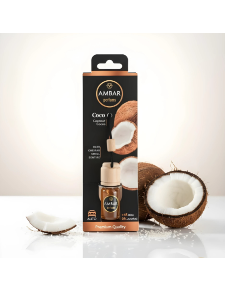 Deodorante Auto Cocco Naturale Senza Alcol Per Freschezza Duratura