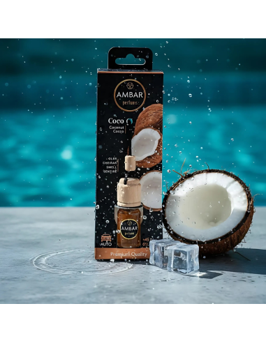 Deodorante Auto Cocco Naturale Senza Alcol Per Freschezza Duratura