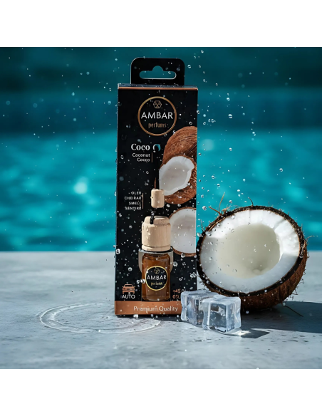 Deodorante Auto Cocco Naturale Senza Alcol Per Freschezza Duratura