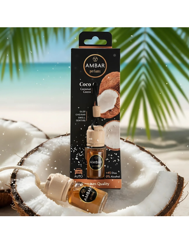 Deodorante Auto Cocco Naturale Senza Alcol Per Freschezza Duratura