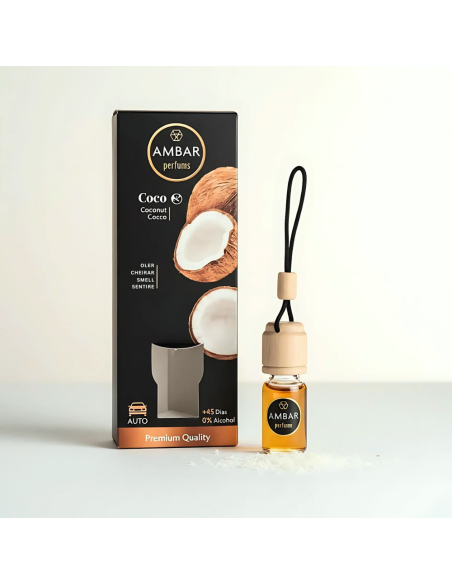 Deodorante Auto Cocco Naturale Senza Alcol Per Freschezza Duratura