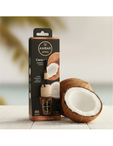 Deodorante Auto Cocco Naturale Senza Alcol Per Freschezza Duratura